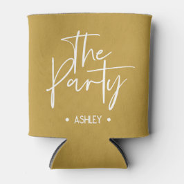 Custom Senf "The Party" kann kühler - Bacheloret Dosenkühler
