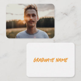 Custom Senior Photo Graduation Announcement Begleitkarte