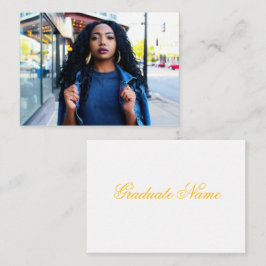 Custom Senior Picture Graduation Invitation Insert
