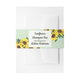 Custom Shampoo Bar Soap Band Wrap Verpackungen