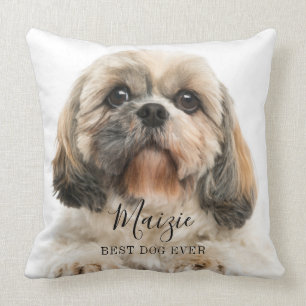 Custom Shih Tzu Dog Personalisiert Pet Foto Kissen
