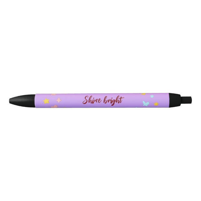 Custom Shine Bright Pen für Mädchen Kugelschreiber (Vorderseite)
