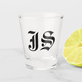 Custom Shot Glass mit Initials Personalisiert Bulk Schnapsglas