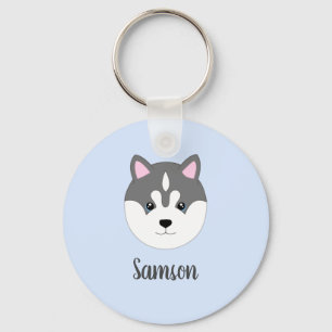 Custom Siberian Husky Dog Key Chain Schlüsselanhänger