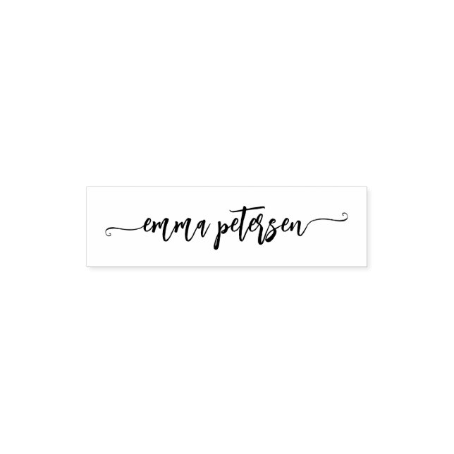 Custom signature modern script  permastempel (Design)