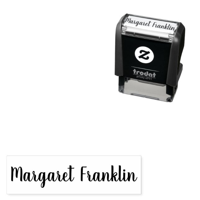 Custom Signature Personalized  Permastempel (Beispiel)