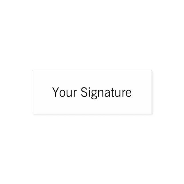 custom signature self-inking stamp permastempel (Design)