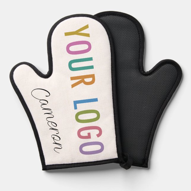 Custom Silicone Oven Mitt mit Firmenlogo und Firme Ofenhandschuh (Vorderseite/Rückseite)