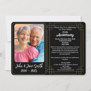 Custom Silver Jubilee 25-jährige Einladung