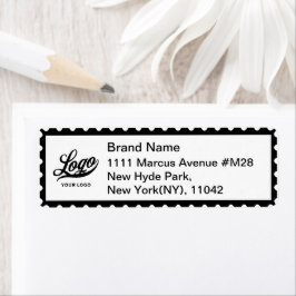 Custom Simple Business Logo Company Adress Post