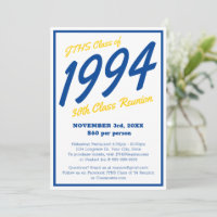 Custom Simple High School Class Wiedersehen