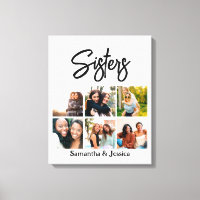 Custom Sisters Script 6 Foto Collage
