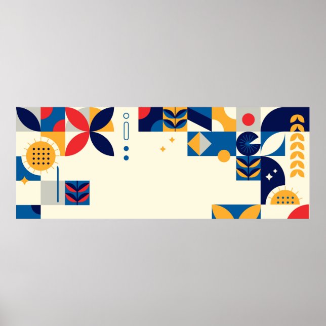 Custom Size Bauhaus Art Poster 6 (Vorne)