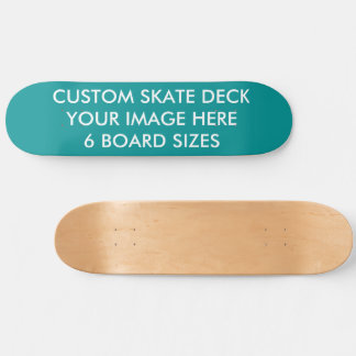 CUSTOM SKATE DECK 8 1/2" Skateboard AQUAMARIN