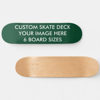 CUSTOM SKATE DECK 8 1/2" Skateboard B RACING GRÜNE