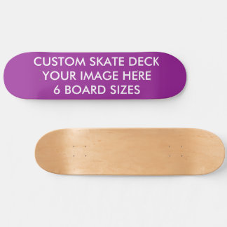 CUSTOM SKATE DECK 8 1/2" Skateboard PLUM LILA