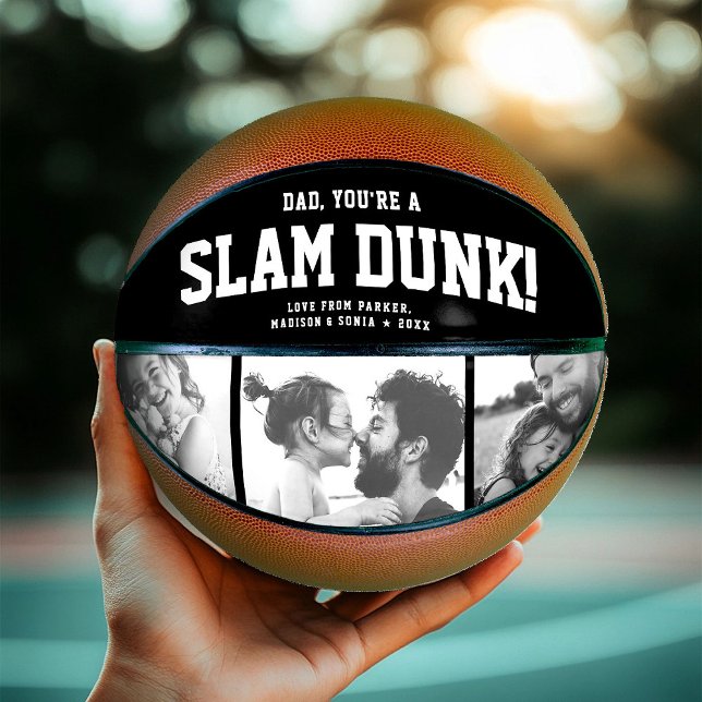 Custom SLAM DUNK Vater Foto Collage Cool Basketball (Von Creator hochgeladen)