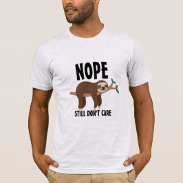 Custom Sloth Memes lustige Sloth Jokes T-Shirt