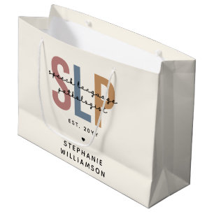 Custom SLP Speech Language Pathologe Große Geschenktüte