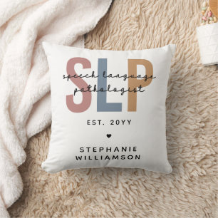 Custom SLP Speech Language Pathologe Kissen