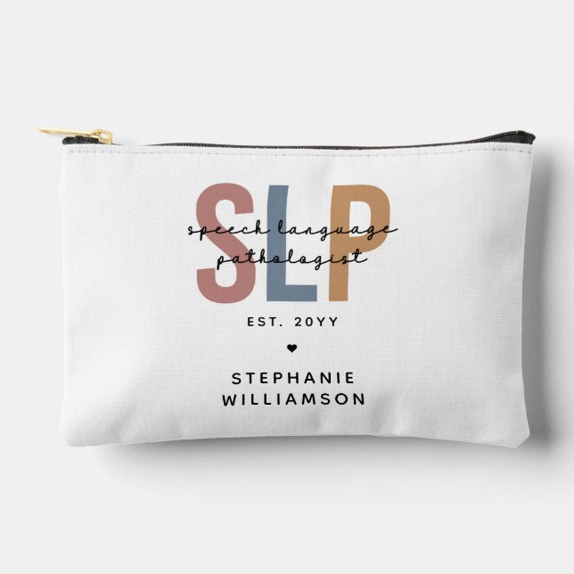Custom SLP Speech Language Pathologe Zubehörtasche (Vorderseite)