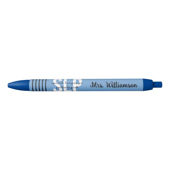 Custom SLP Speech Pathologist Speech Therapist Kugelschreiber (Vorderseite)