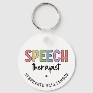 Custom SLP Speech Pathologist Speech Therapist Schlüsselanhänger