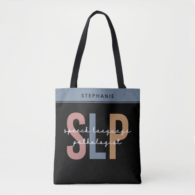 Custom SLP Speech Pathologist Speech Therapist Tasche (Vorderseite)