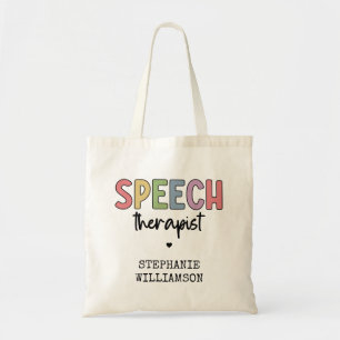 Custom SLP Speech Pathologist Speech Therapist Tragetasche
