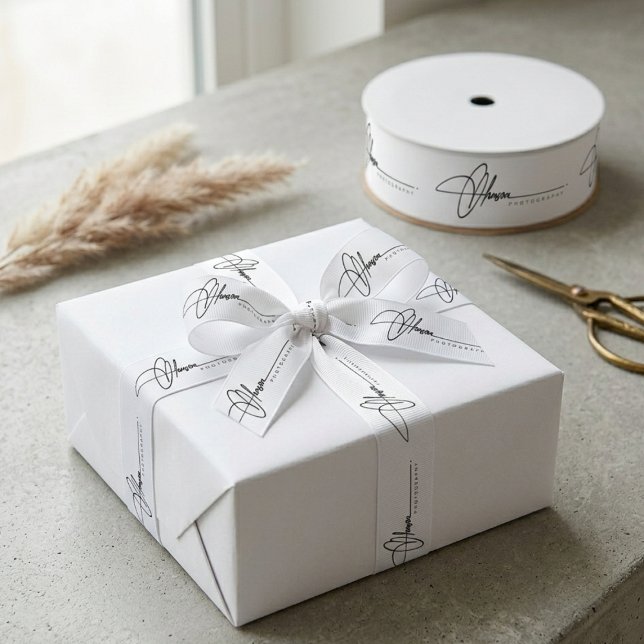 Custom Small Business Branding  Ripsband (Custom Small Business Branding Grosgrain Ribbon)