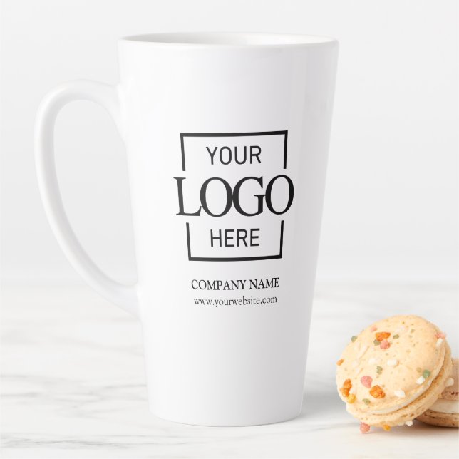 Custom Small Business Logo Personalized Branded Milchtasse (Beispiel)