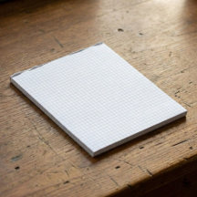 Custom Small Graph Paper Note Pad (Grids, Squares)
