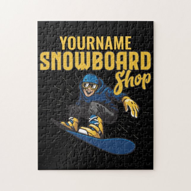 Custom Snow Boarder Snowboard Shop Big Air (Vertikal)