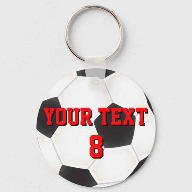 Custom Soccer Ball Schlüsselanhänger (Vorderseite)