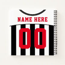 Custom Soccer Football Black & White Jersey