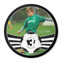 Custom Soccer Player Foto & Jersey Number Sports