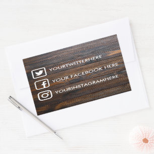 Custom Social Media Stickers