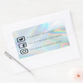 Custom Social Media Stickers Imitate Holo