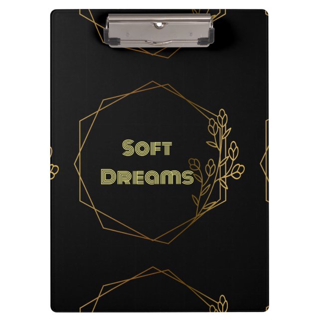 Custom Soft Dreams Clipboards schöne Schreibwaren Klemmbrett (Vorderseite)