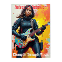 Custom Soldier Girl Gitarrist Art Inspiration