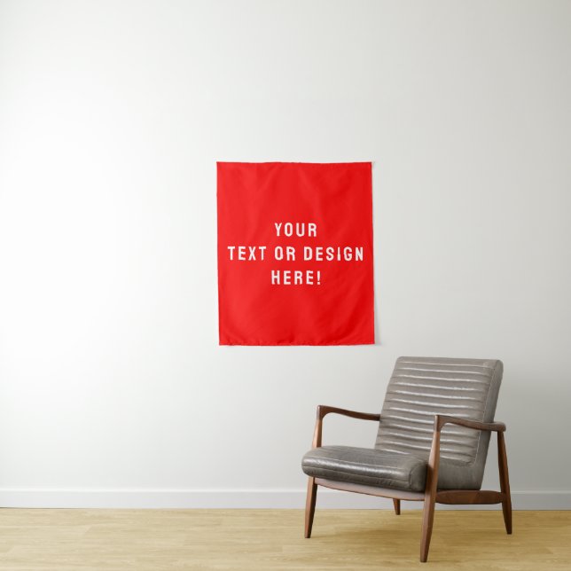Custom Solid Red Tapestry - Personalisiert für Sie Wandteppich (Beispiel)