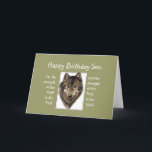 Custom Son Birthday Wolf Pack Familienangebot Karte<br><div class="desc">Denn die Stärke des Wolfs ist das Pack und die Stärke des Packs ist der Wolf Wolf und Pack Zitat - Tiersammlung Große Karte für diejenigen Familienmitglieder,  die Liebe im Freien,  Wildnis,  Wildnis und vor allem Wölfe.</div>