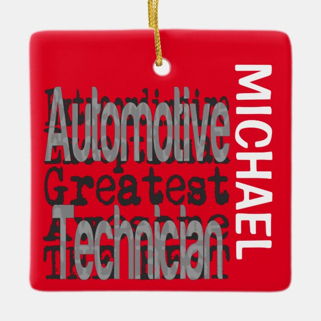 CUSTOM, Sonderbeauftragter für Automobiltechnik Keramikornament (Vorderseite)