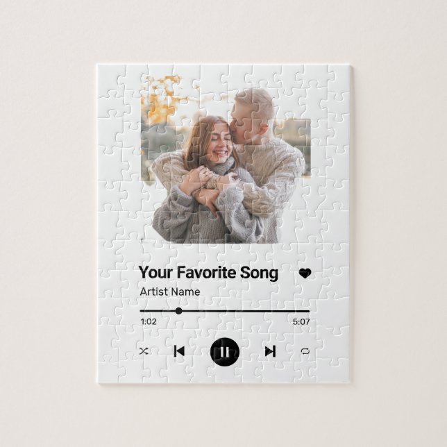 Custom Song Favorite Song One Foto Kaffee Tasse (Vertikal)