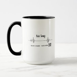 Custom Soundwave Song Code Mug-Personalized Voice  Tasse