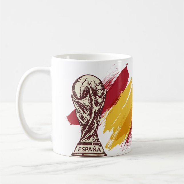 Custom Spain World Champions Mug Kaffeetasse (Links)
