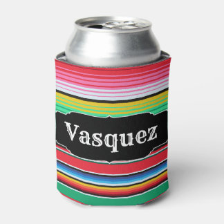 Custom Spanish Serape Mexican Blanket Personalisie Dosenkühler