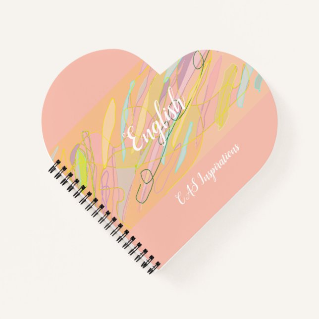 Custom Spirale Notebook Zurück in die Schule Notizbuch (Vorderseite)