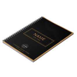 Custom Spiralnotebook mit Name & Business-Logo Notizblock