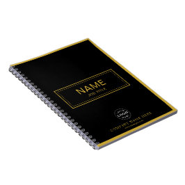 Custom Spiralnotebook mit Name & Business-Logo Notizblock